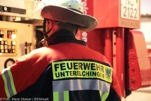 Zimmerbrand in Unterelchingen in einem Gebäude