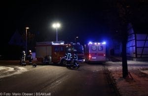 Schwerer Verkehrsunfall in Riedheim Kreis Günzburg