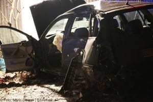 Schwerer Verkehrsunfall in Riedheim Kreis Günzburg