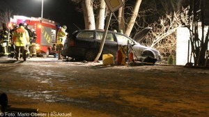 Schwerer Verkehrsunfall in Riedheim Kreis Günzburg