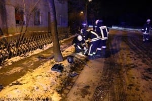 Schwerer Verkehrsunfall in Riedheim Kreis Günzburg