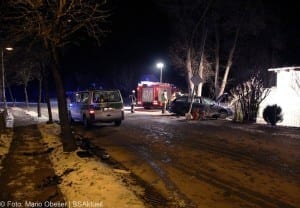 Schwerer Verkehrsunfall in Riedheim Kreis Günzburg