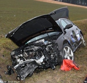 Unfall bei Unterknöringen am 03.02.2017