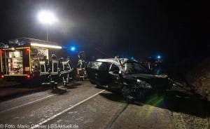 Unfall L1083 bei Heidenheim 18.02.2017