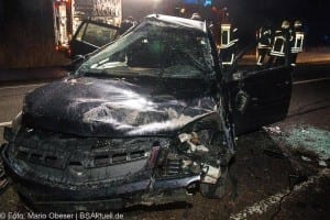 Unfall L1083 bei Heidenheim 18.02.2017