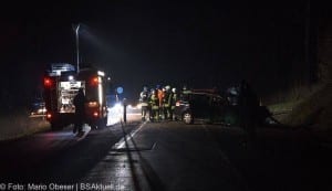 Unfall L1083 bei Heidenheim 18.02.2017