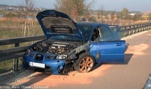 Unfall und Folgeunfall auf A8 bei Burgau am 08042017