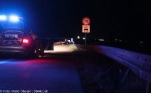 Verkehrsunfall auf der A8 bei Burgau am 31.05.2017.