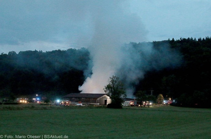 Brand Hürben Schafstall