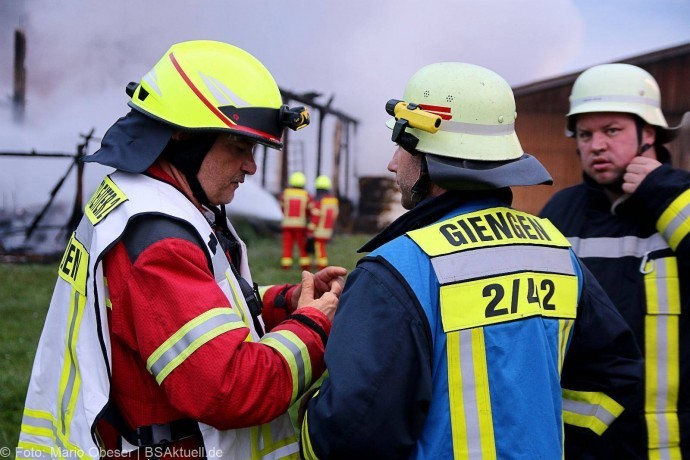 Brand Hürben Schafstall