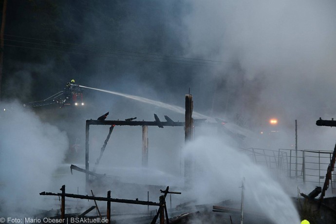 Brand Hürben Schafstall