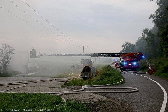 Brand Hürben Schafstall