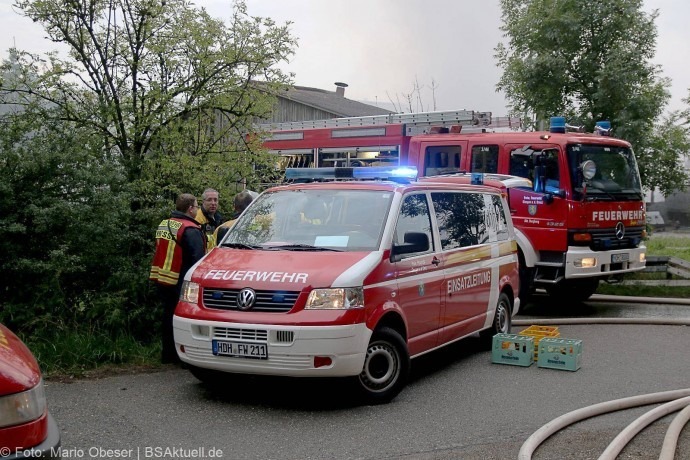 Brand Hürben Schafstall