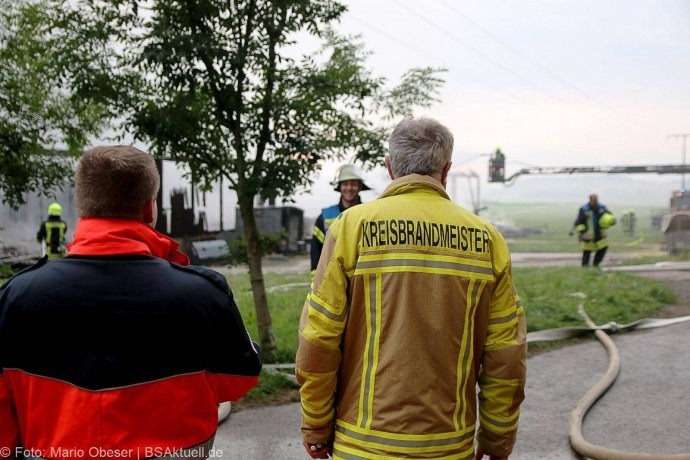 Brand Hürben Schafstall