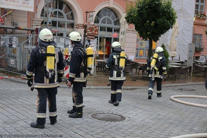 Brand im Rathaus Dillingen Donau am 26.07.2017