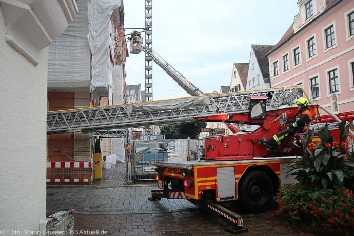 Brand im Rathaus Dillingen Donau am 26.07.2017