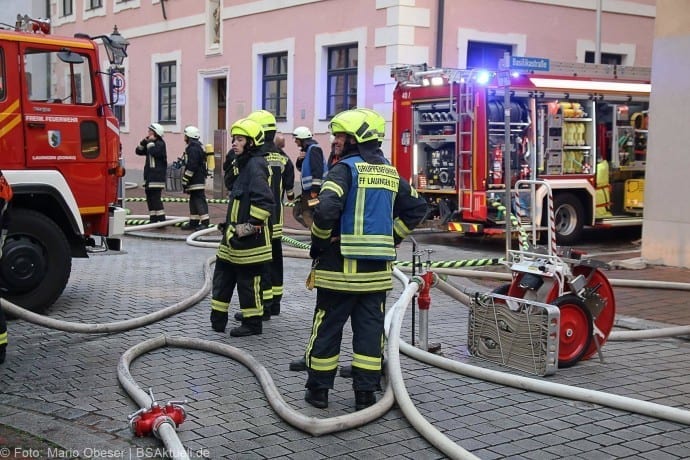 Brand im Rathaus Dillingen Donau am 26.07.2017
