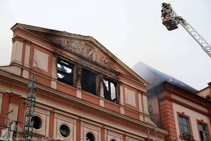 Brand im Rathaus Dillingen Donau am 26.07.2017