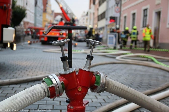 Brand im Rathaus Dillingen Donau am 26.07.2017