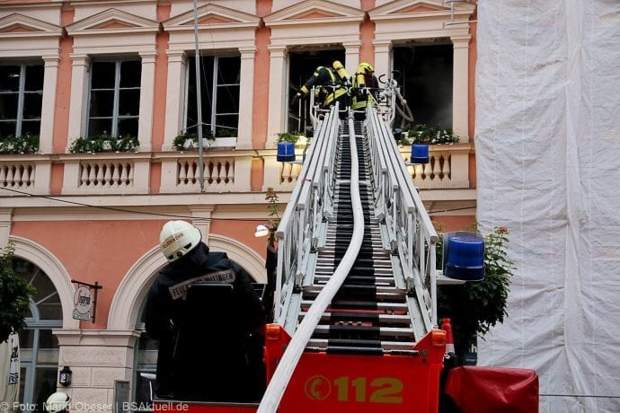 Brand im Rathaus Dillingen Donau am 26.07.2017