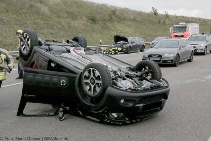 Unfall A8 bei Bubesheim am 27.07.2017