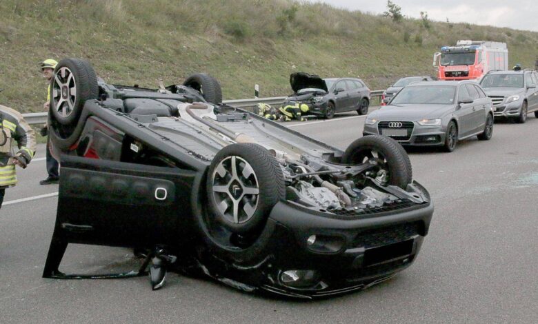 Unfall A8 bei Bubesheim am 27.07.2017