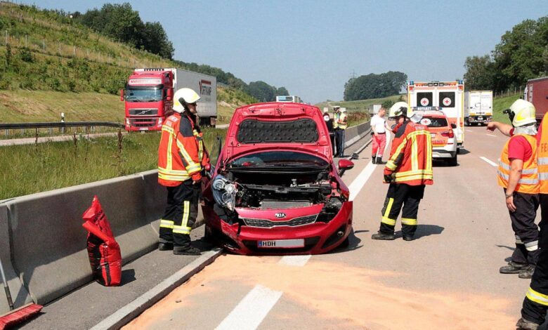 Verkehrsunfall A8 Burgau-Günzburg am 21.07.2017