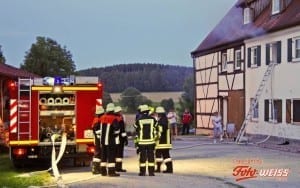 Kleinbrand in Erisweiler im Greis Günzburg
