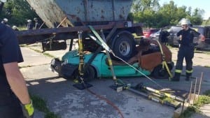 Feuerwehr Guenzburg Fortbildung Schwere Technische Rettung in Abensberg