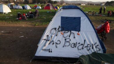 Kind in Flüchtlingslager