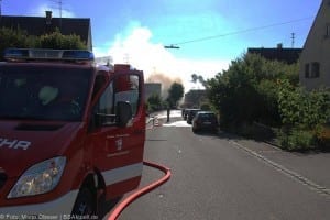Dinkelscherben - Ortsteil Grünenbaindt Brand Stadel