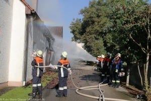 Dinkelscherben - Ortsteil Grünenbaindt Brand Stadel