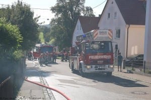 Dinkelscherben - Ortsteil Grünenbaindt Brand Stadel