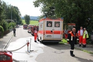 Dinkelscherben - Ortsteil Grünenbaindt Brand Stadel