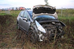 Auffahrunfall Autobahn 8 zwischen Zusmarshausen und Burgau