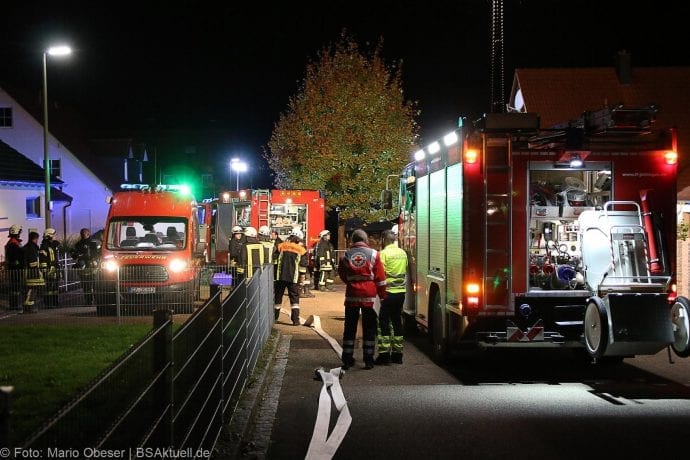 Brand im Keller eines Wohnhauses in Jettingen am 07.10.2017