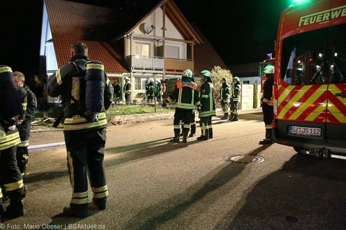 Brand im Keller eines Wohnhauses in Jettingen am 07.10.2017