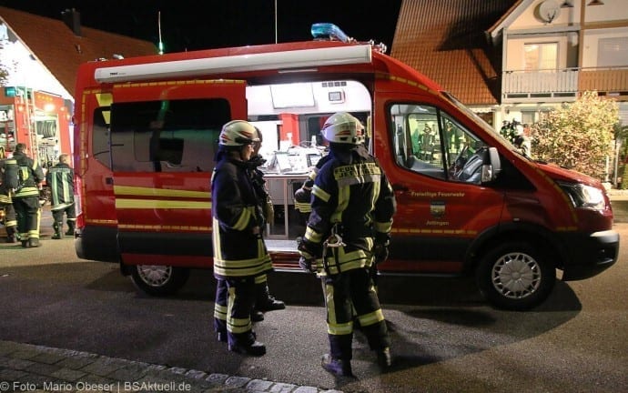 Brand im Keller eines Wohnhauses in Jettingen am 07.10.2017