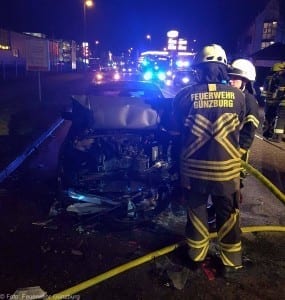 Unfall Guenzburg - Augsburger Strasse 1