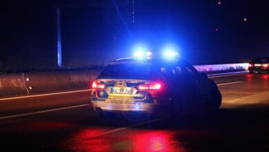 Autobahnpolizei Polizeifahrzeug