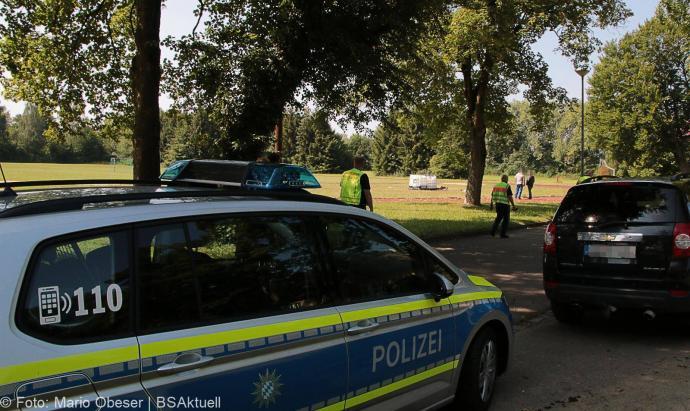 Leipheim - Fund-Sprengung einer Panzerabwehrrakete am 06.07.2018