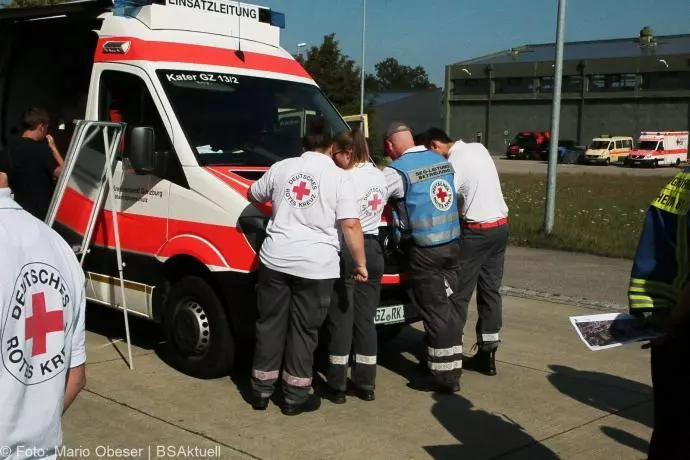 Leipheim - Fund-Sprengung einer Panzerabwehrrakete am 06.07.2018