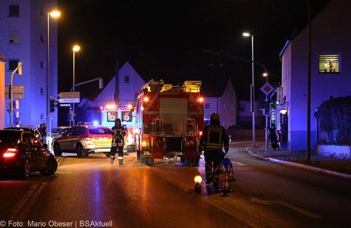 Unfall Günzburg Ulmer Str - Weissenhorner Str 07072018 11