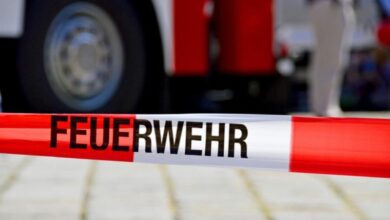 Absperrband Feuerwehr