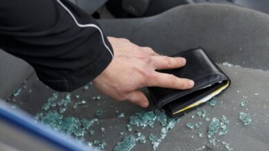 Geldbeutel Autoaufbruch