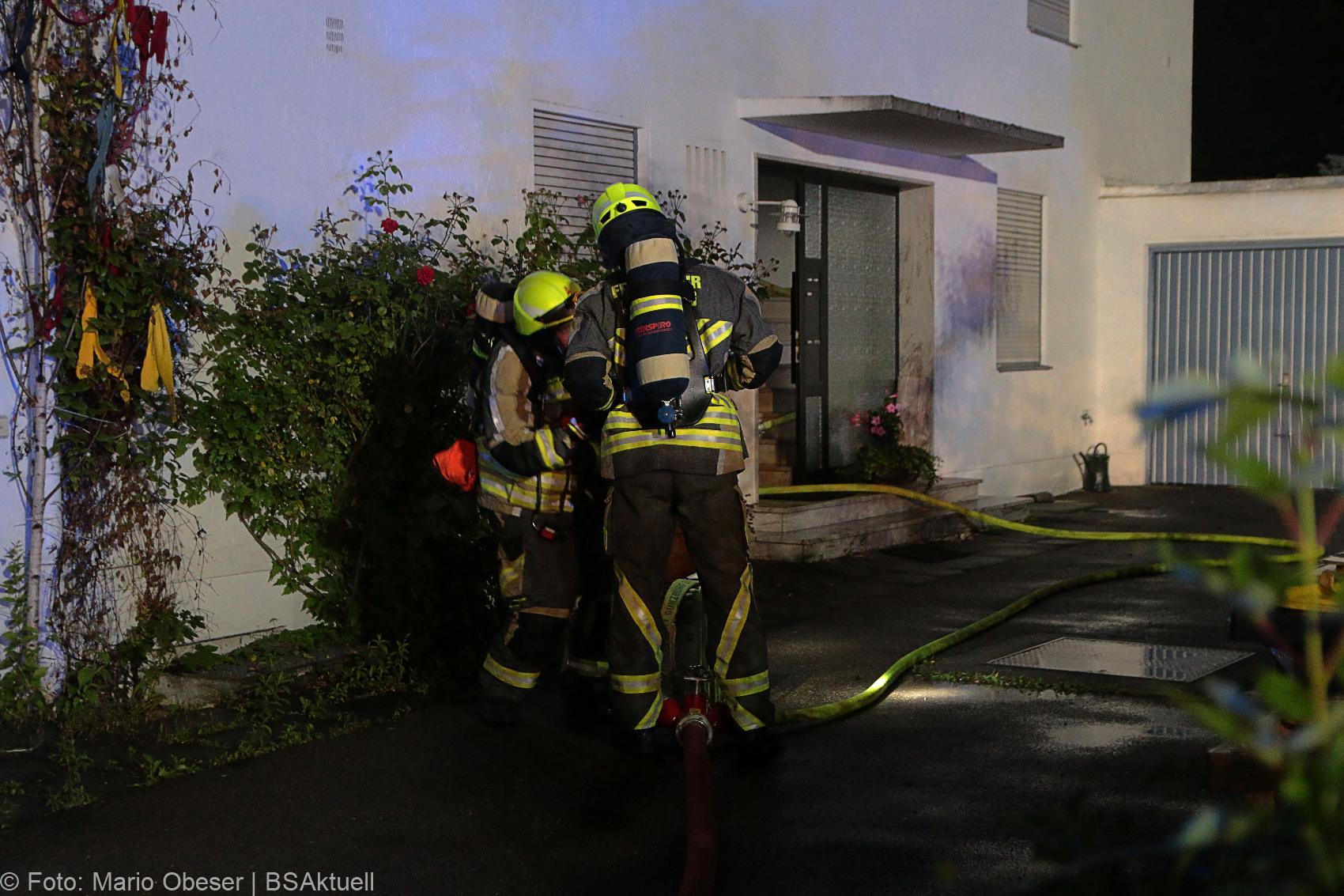 Günzburg Dachstuhlbrand nach Blizschlag Mozartring 07072019 24