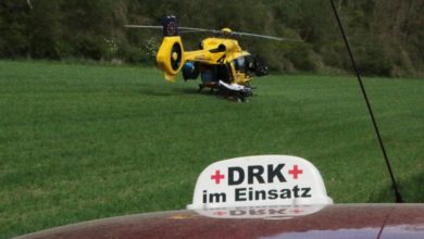 DRK und Rettungshubschrauber