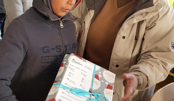 Nikolauskonvoi 2019 Weihnachtspäckchen