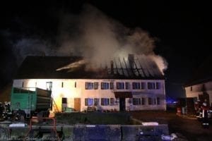 Brand Modelshausen – Landwirtschaftliches Anwesen