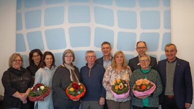 Guenzburg Dienstjubiläen Verabschiedungen Lacher Knoll Boettcher Gleich Mannes